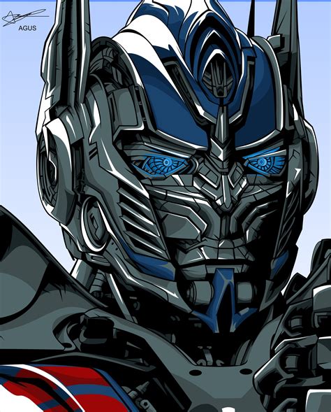 Optimus Prime Face Logo