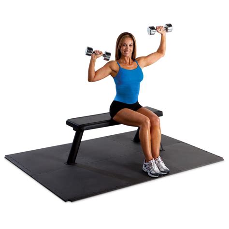 The Floor Protecting Gym Mat - Hammacher Schlemmer