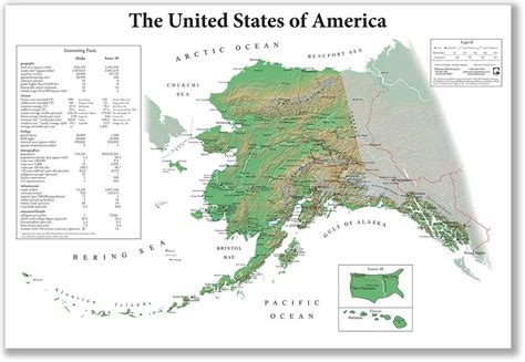 The United States of America From Alaska’s Point of View – Brilliant Maps