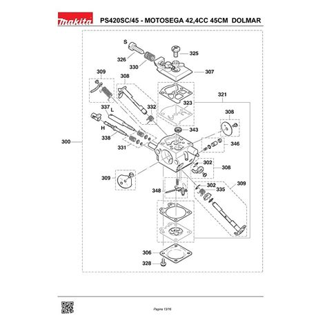 Dolmar Spare Parts for Chainsaw PS420SC/45