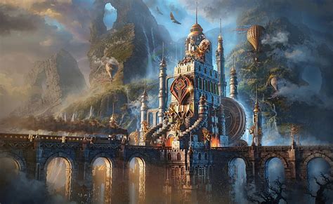 Beautiful Fantasy Castle Ultra, Artistic, Fantasy, desenho, Castle, HD ...