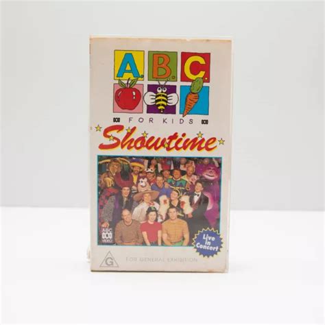 ABC FOR KIDS VHS Live Concert SHOWTIME 1998 Australia TV Video £12.40 - PicClick UK