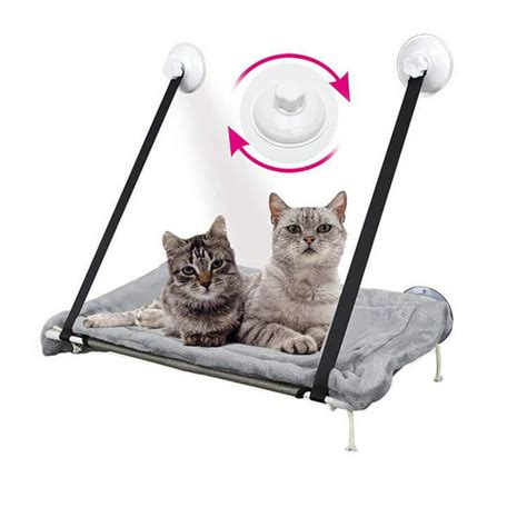 TINGOR Cat Window Perch, Cat Hammock Window Seat 2021 Latest Screw ...