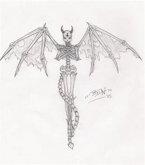 Demon Skeleton by DemiDemiDemi on DeviantArt