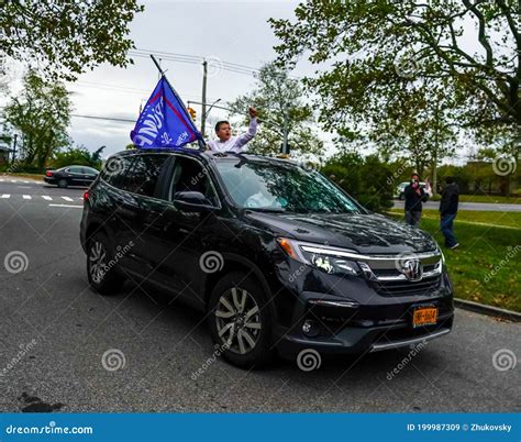 President Trump Supporters Participate at New York for Trump 2020 Car Parade in Brooklyn, New ...