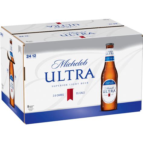 Michelob Ultra® Light Beer, 24 Pack 12 fl. oz. Bottles - Walmart.com