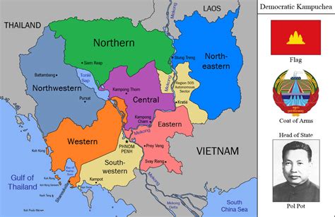 Map of Democratic Kampuchea, 1976 (labeled) by ViNZZ404 on DeviantArt