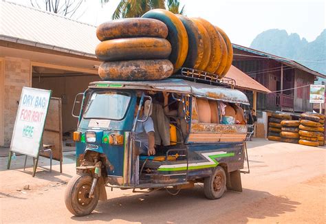 River Tubing In Vang Vieng, Laos