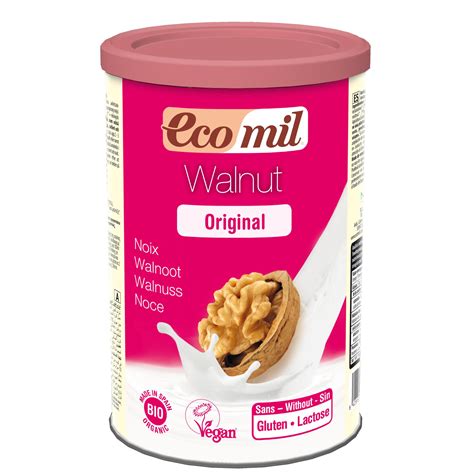 EcoMil Boisson aux noix Instant Bio 400 g | Bebida orgánica de almendra - Organic almond milk ...