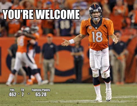 Thanks Peyton :) | Nfl funny, Football jokes, Football funny