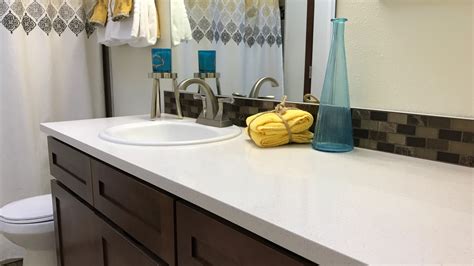 DIY Quartz Countertops - Bathroom