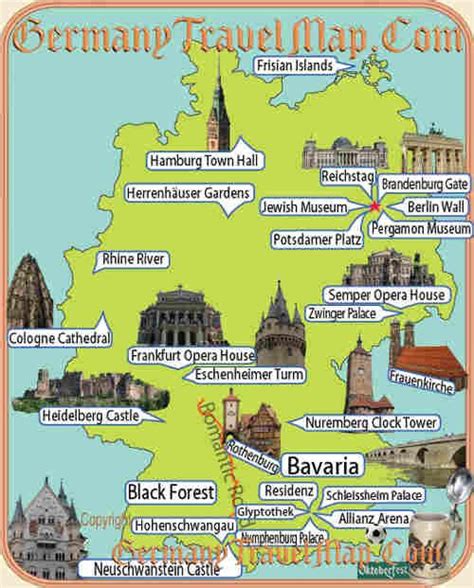 Germany Attractions Map ~ ONEIROITAN1