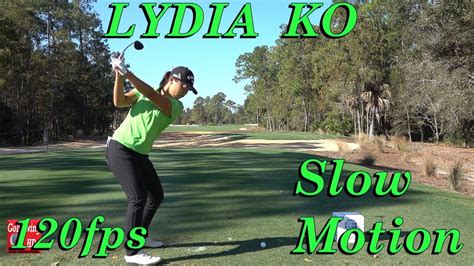 LYDIA KO 120fps SLOW MOTION DTL FAIRWAY WOOD GOLF SWING 1080 HD - YouTube