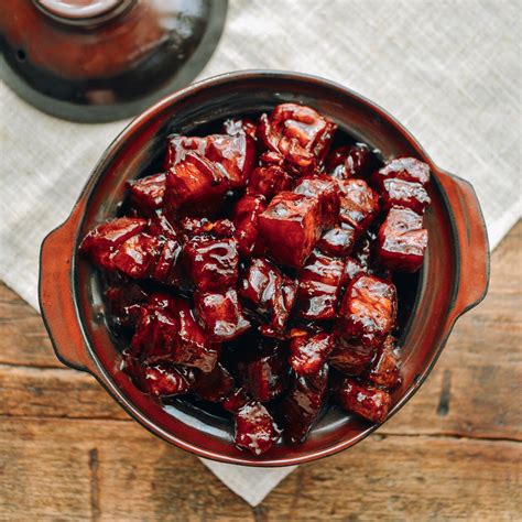 Shanghai-Style Braised Pork Belly (Hong Shao Rou) - The Woks of Life