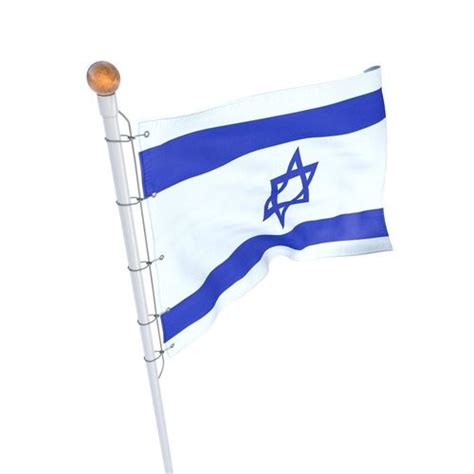 Flag Israel animated 3D model animated | CGTrader