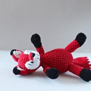 FOX Crochet PATTERN Fox Amigurumi Plushie Soft Plush - Etsy