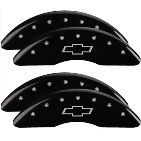 MGP Caliper Covers 2011-2018 Chevy Silverado 1500 | Black With Engraved Bowtie Logo | Chevrolet ...