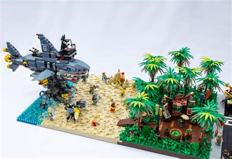 AnJ's Brick Blog: Lego Moc: Attack on Ninjago City