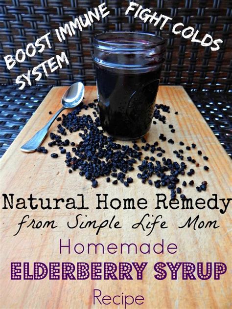 Natural Cold Remedy: Homemade Elderberry Syrup Recipe | Simple Life Mom