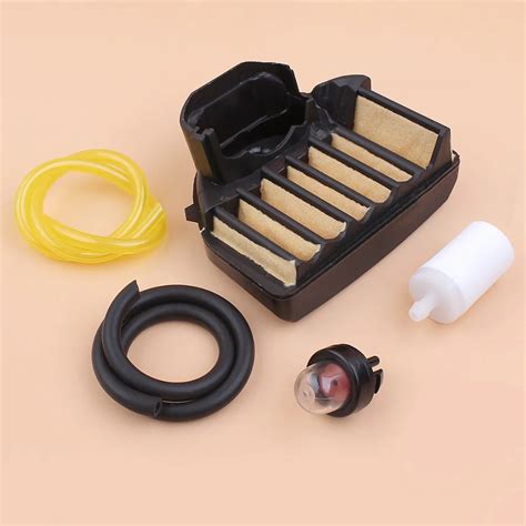 Air Filter Fuel Line Hose Primer Bulb Kit For Husqvarna 455 460 Rancher Chainsaw Replacement ...