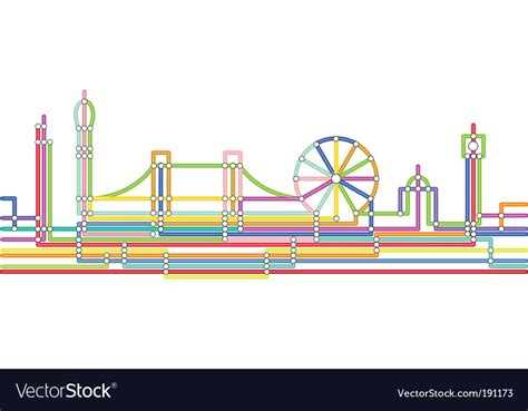 London skyline Royalty Free Vector Image - VectorStock