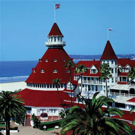 Pictures of the Hotel del Coronado near San Diego