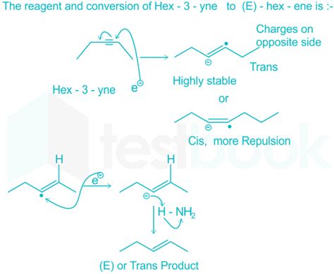 [Solved] The reagent(s) required for the conversion of hex-3-yne to