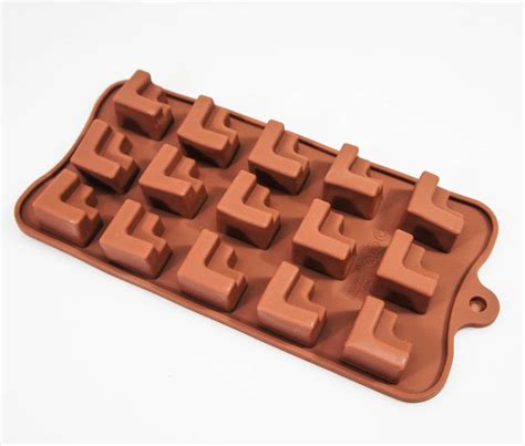 15 cell Geometric Shapes Silicone Chocolate Mould Silicone Moulds