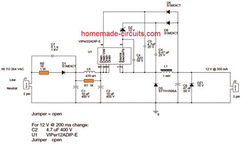 Power Led Circuit Diagram