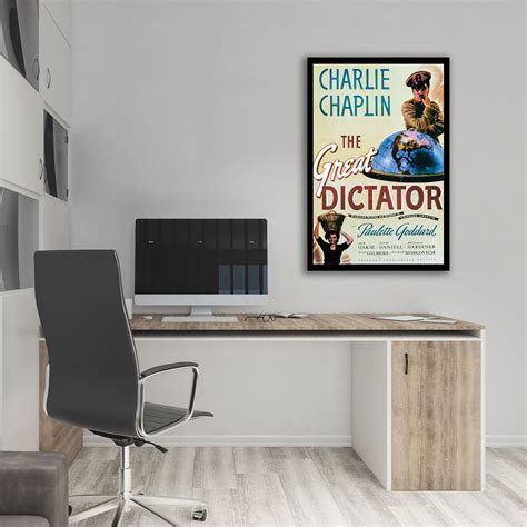 Vintage Movie Poster // The Great Dictator - Classic Movie Posters - Touch of Modern