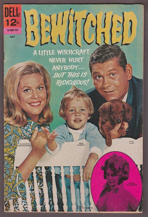 1967 Vintage BEWITCHED #10 Dell Comics ELIZABETH MONTGOMERY Nice! # ...