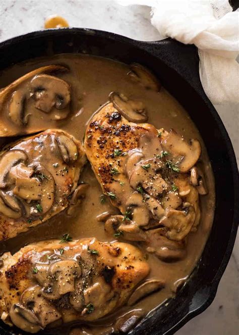 Chicken with Mushroom Gravy | RecipeTin Eats