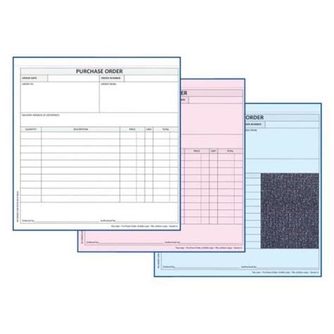 Purchase Order (3 Part) Business Form Set | 112421 | Business Forms