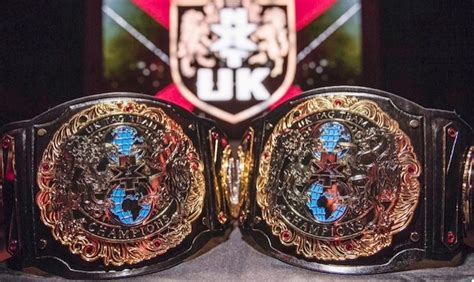 WWE Unveiled The New NXT UK Tag Team Championship Belts