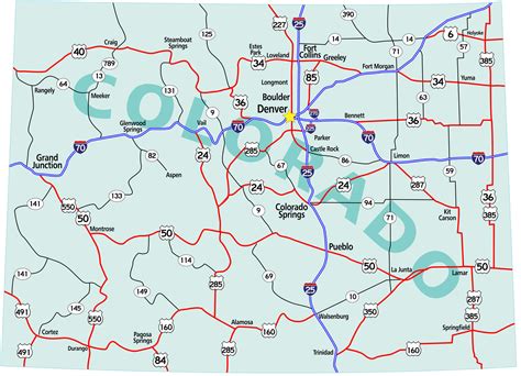 Colorado Map - Guide of the World