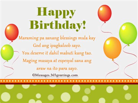 Happy Birthday Greetings Quotes Tagalog Funny Birthday Message for Best Friend Tagalog Pinoy ...