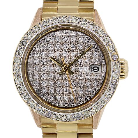 Rolex 6517 Diamond Dial Presidential Ladies Watch