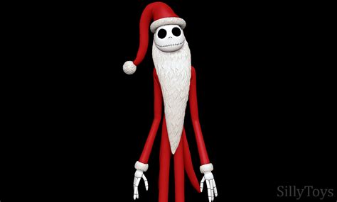 STL file Santa jack skellington - Nightmare Before Christmas 🎅・3D print ...