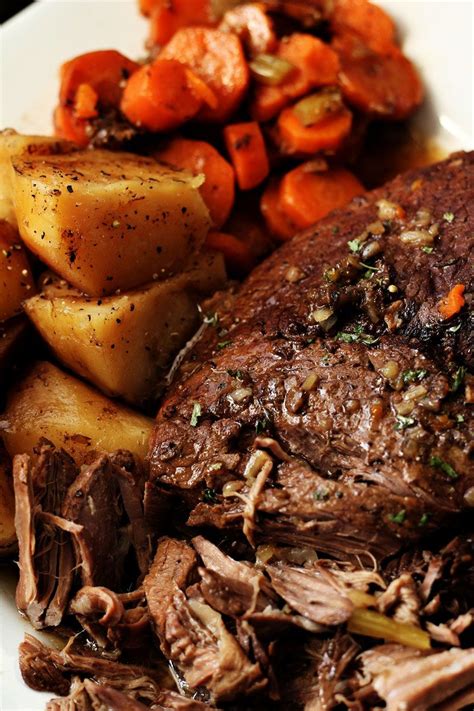 Amazing Crock Pot Roast with Potatoes and Carrots - My Recipe Treasures | Recipe | Pot roast ...