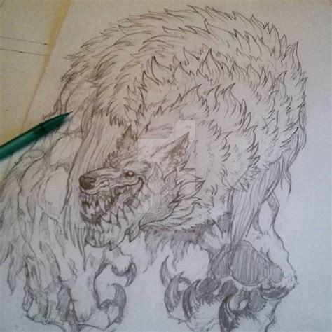 fenrir concept art by TheWolfMaria on DeviantArt