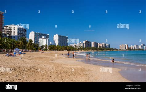 SAN JUAN, PUERTO RICO - Isla Verde beach resort area Stock Photo - Alamy