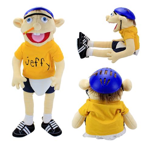 FASLMH 22.8" Jeffy Plush Toy Hat Hand Puppet Game Stuffed Doll - Walmart.com