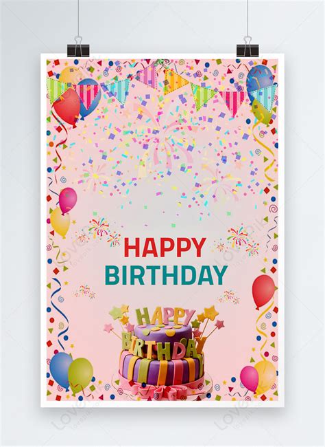 Happy birthday poster template image_picture free download 450116507_lovepik.com