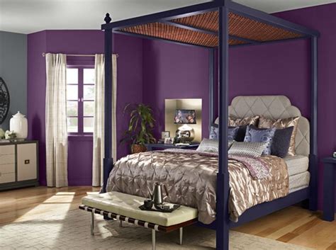 20 Pleasant Purple and Gold Bedrooms | Home Design Lover