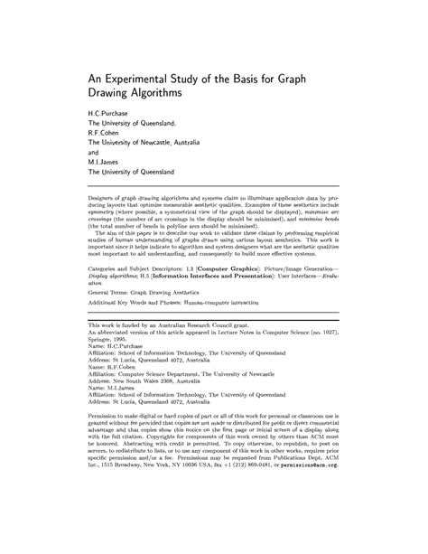 (PDF) An experimental study of the basis for graph drawing algorithms ...