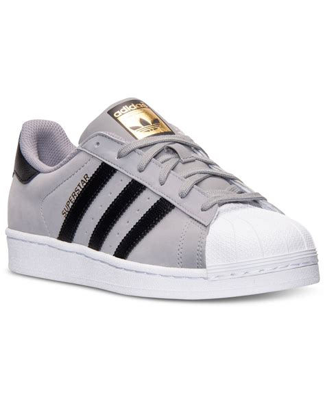 Lyst - Adidas Men'S Superstar Casual Sneakers From Finish Line in Gray for Men