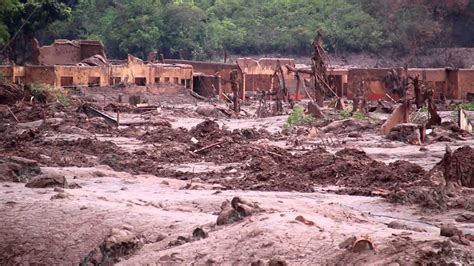 Dam collapse creates environmental disaster in Brazil - YouTube