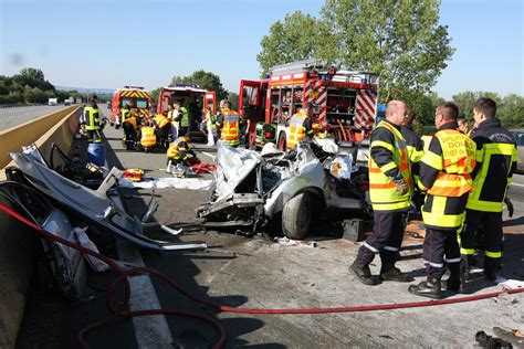 Accident car-voiture sur l'A 36 dans le Doubs