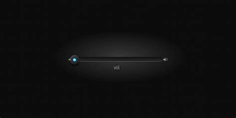 UI Volume Slider CSS and JS Snippet | Bypeople