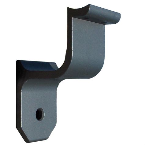 EZ Handrail 1.9 in. Aluminum Round ADA Handrail Bronze Wall Bracket-EZA200-BZ - The Home Depot